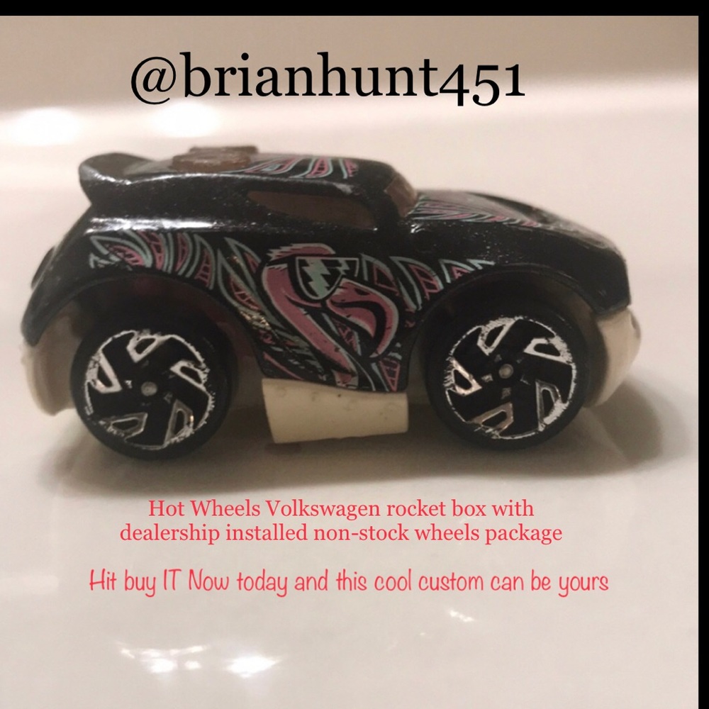 Hot wheels rocket box rat rod Volkswagen customized wheels swap with pantina